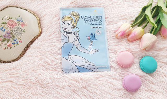 Disney Beauty & Care Maska do twarzy w płacie, Face Mask, Cinderella