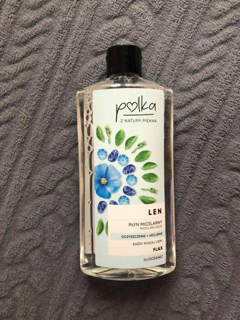 Polka Płyn micelarny do twarzy, Oczyszczenie + ukojenie, Len