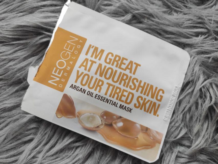 Maska w płachcie Argan oil