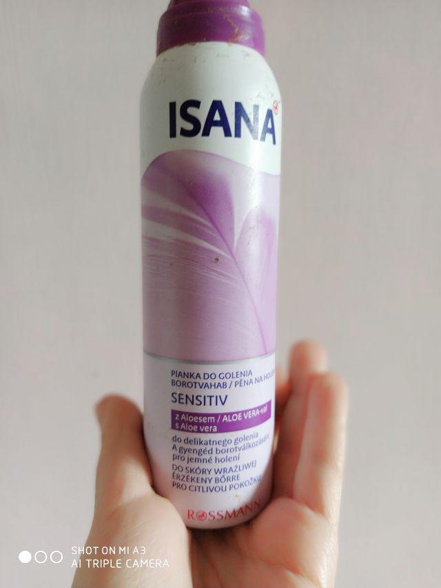 Isana Pianka do golenia, Sensitiv, Z aloesem, Skóra wrażliwa