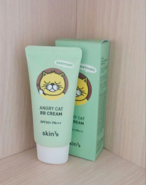 SKIN 79 Krem BB, Angry Cat, Animal BB Cream, Soothing 50+ PA+++, Petal Beige
