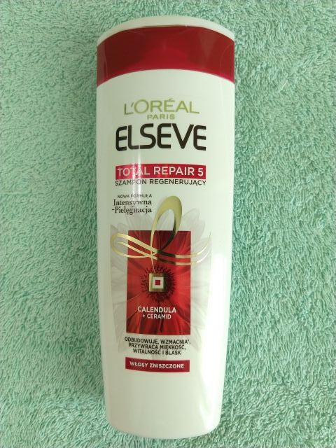 L'Oréal Elseve, Szampon do włosów, Total Repair 5, Regenerujący, Włosy zniszczone 