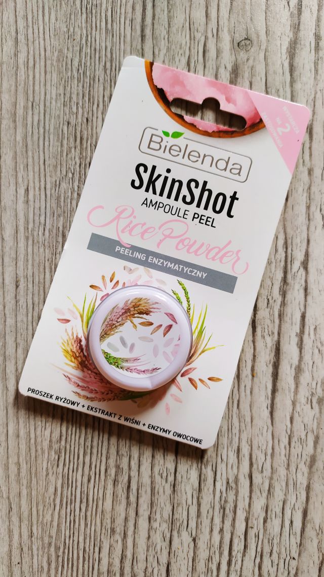 Bielenda Skin Shot, Ampoule Peel, Peeling enzymatyczny do twarzy, Rice Powder, Z proszkiem ryżowym, ekstraktem z wiśni i enzymami owocowymi