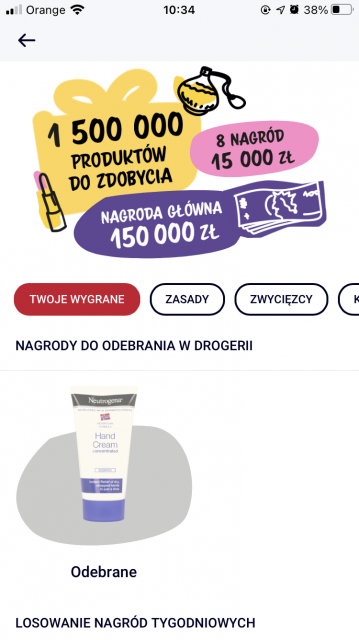 Loteria Rossmann - Pochwal się co wygrałaś! 