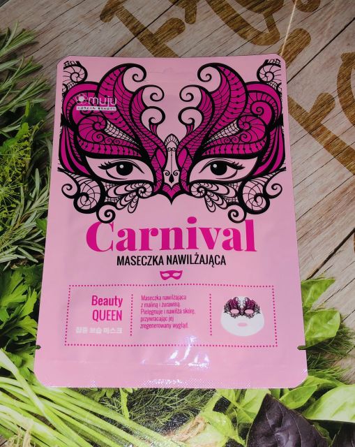 Muju Maska do twarzy w płacie, Carnival, Nawilżająca