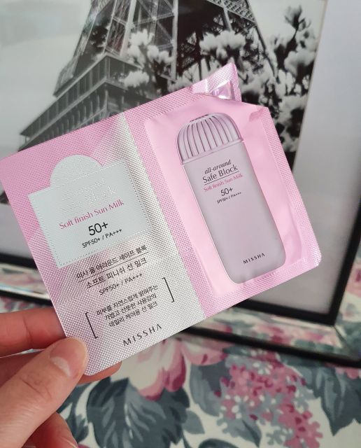 MISSHA All Around Safe Block Soft Finish Sun Milk, Krem z filtrem, SPF 50+