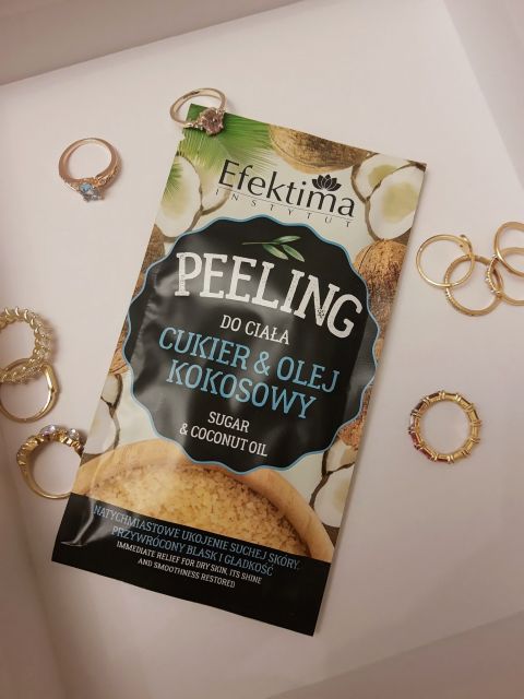 Efektima Peeling do ciała, Cukier i olej kokosowy