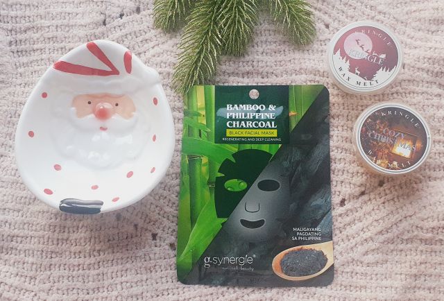 G-Synergie Maska do twarzy w płacie, Bamboo & Philippine Charcoal