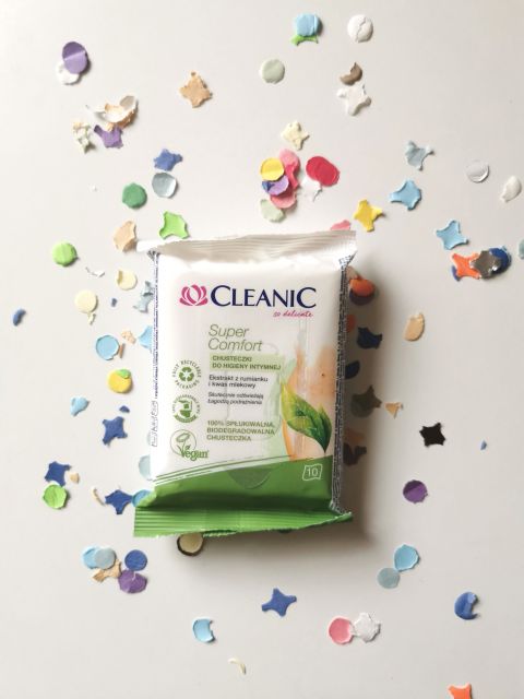 Cleanic Chusteczki do higieny intymnej, Super Comfort, Ekstrakt z rumianku
