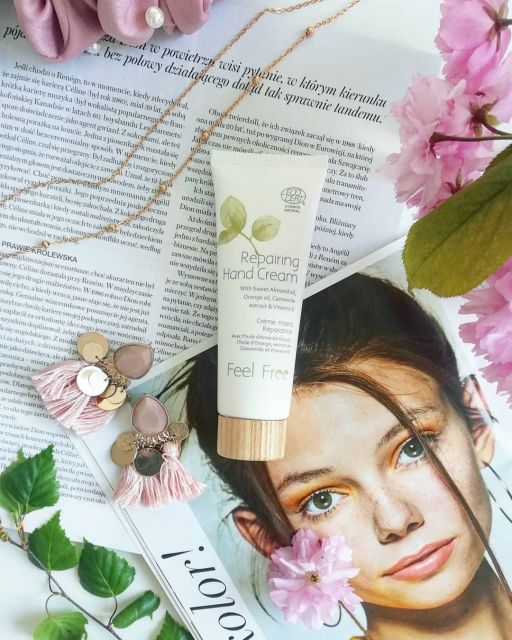Feel Free Repairing Hand Cream, Krem do rąk, Odbudowujący