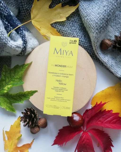Miya Cosmetics myWONDERbalm, Hello Yellow nawilżająco-odżywczy krem z masłem mango