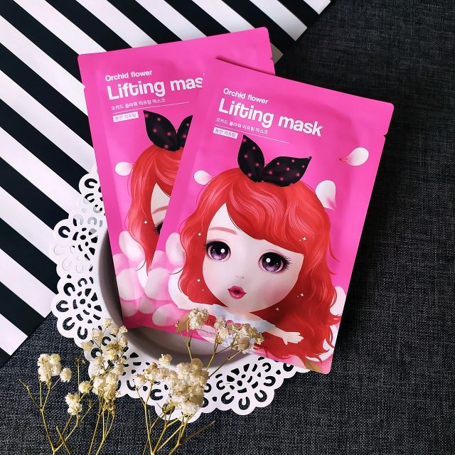 The Orchid Skin Maska do twarzy w płacie, Orchid Flower, Lifting Mask