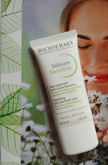 Bioderma Sébium Sensitive, Krem do twarzy, Łagodzący, przeciwtrądzikowy