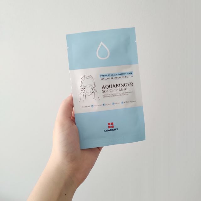 Leaders Cosmetics Skin Clinic, Aquaringer Skin Clinic Mask, Maska do twarzy w płachcie, Nawilżająca