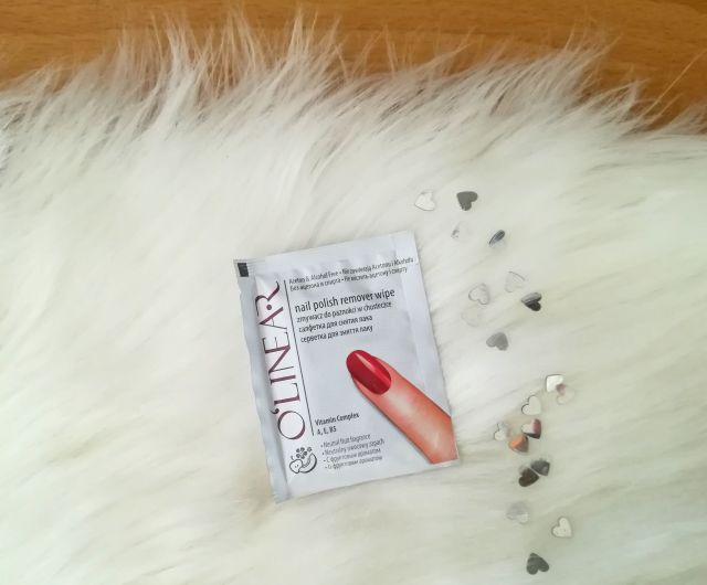 O'Linear Zmywacz do paznokci w chusteczce, Bez acetonu