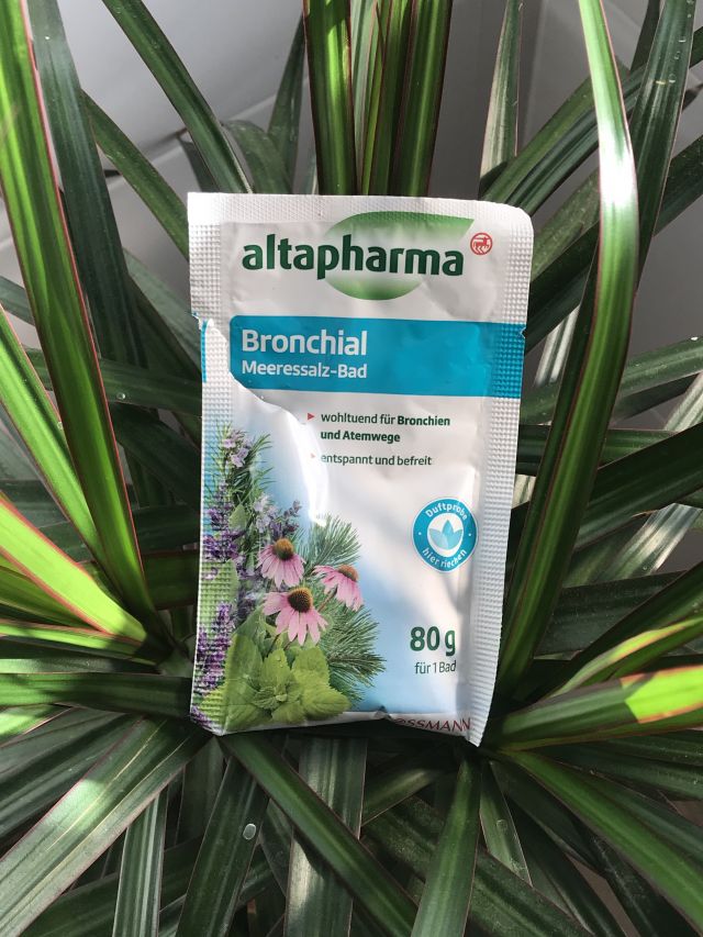 Altapharma Sól do kąpieli, Morska, Rozgrzewająca, Bronhial
