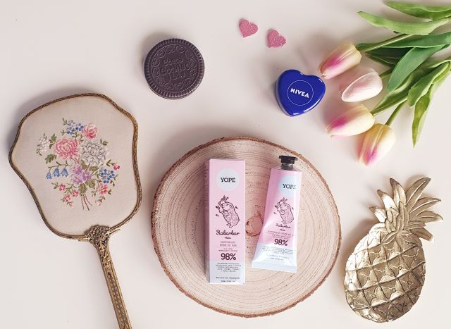 Yope krem do rąk rabarbar i róza