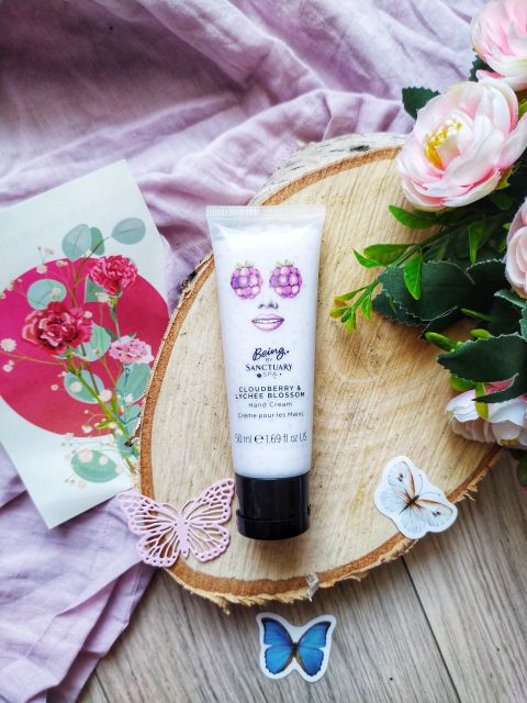 Being by Sanctuary spa cloudberry and Lychee Blossom hand cream