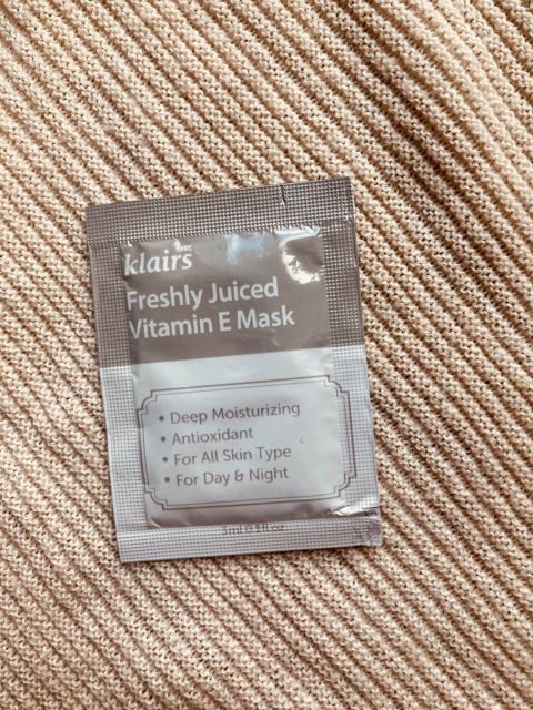 Klairs Maska do twarzy, Freshly Juiced Vitamin E