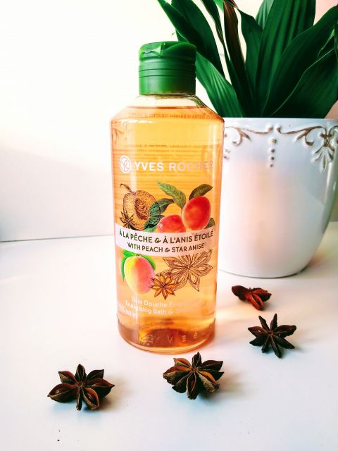 Yves Rocher Żel pod prysznic i do kąpieli, Brzoskwinia i Anyż