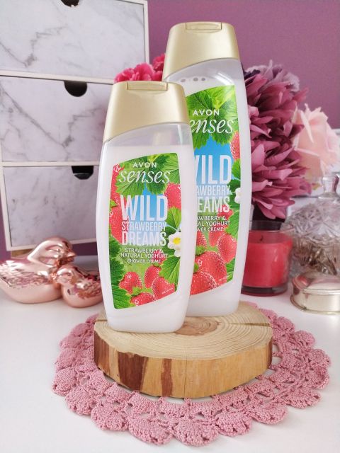 Avon Senses, Żel pod prysznic, Wild Strawberry Dreams