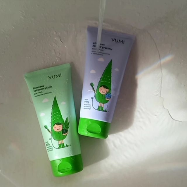 Yumi Żel pod prysznic, Aloes + Borówka