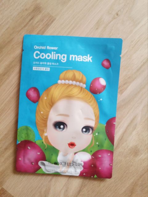 The Orchid Skin Maska do twarzy w płacie, Orchid Flower, Cooling Mask