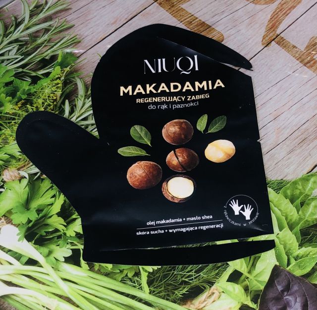 NIUQI Makadamia, Regenerujący zabieg do rąk i paznokci, Olej makadamia + masło shea, skóra sucha + wymagająca regeneracji