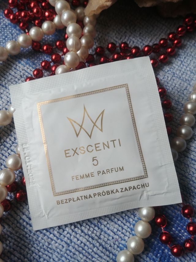 Exscenti 5, próbka wody perfumowanej 
