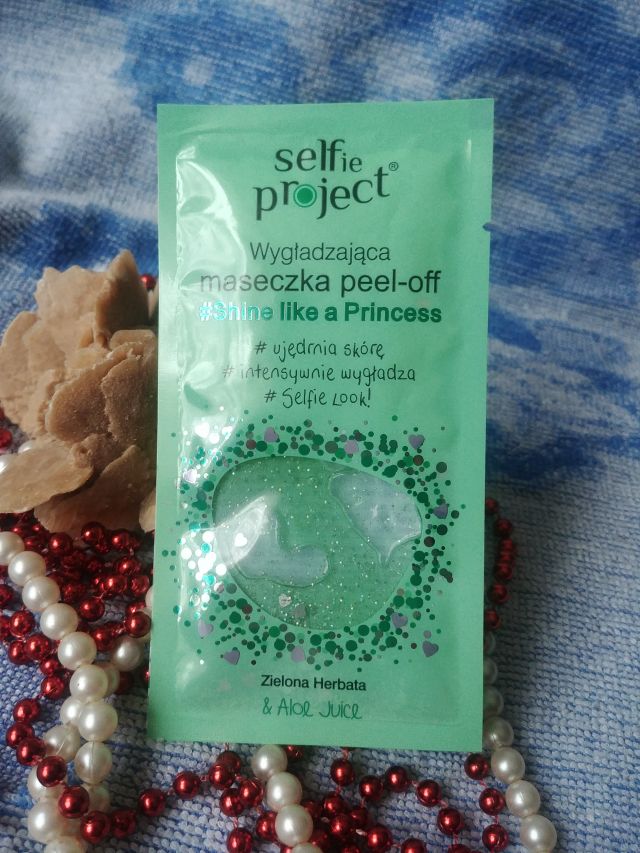 Selfie project , wygładzająca maseczka peel-off # shine like a princess