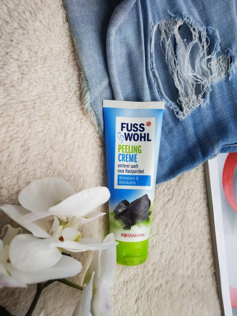 Fusswohl Peeling do stóp, Z pumepksem i aktywnym węglem