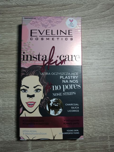 Eveline Insta Skin Care, Plastry na nos, Oczyszczające