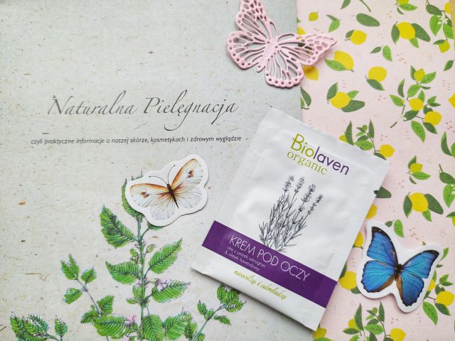 Biolaven Sylveco krem pod oczy lawenda winogrona olejki