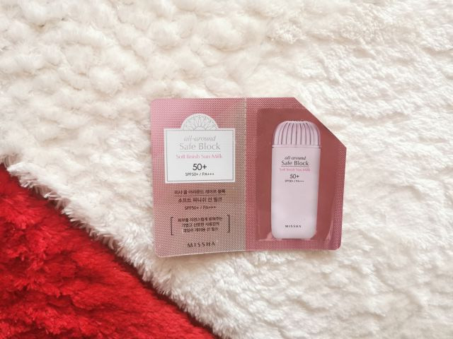MISSHA All Around Safe Block Soft Finish Sun Milk, Krem z filtrem, SPF 50+