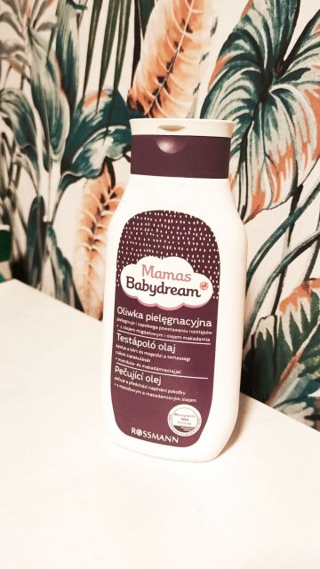 Rossmann Mamas Babydream, Oliwka Pielęgnacyjna, Olej migdałowy i Olej makadamia 