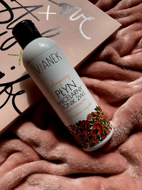 Vianek Płyn micelarny i tonik 2w1, odżywczy,  z ekstraktem z nagietka