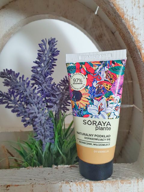Soraya Plante, Podkład do twarzy, Naturalny, Dopasowujący się, nr 01 Vanilla 