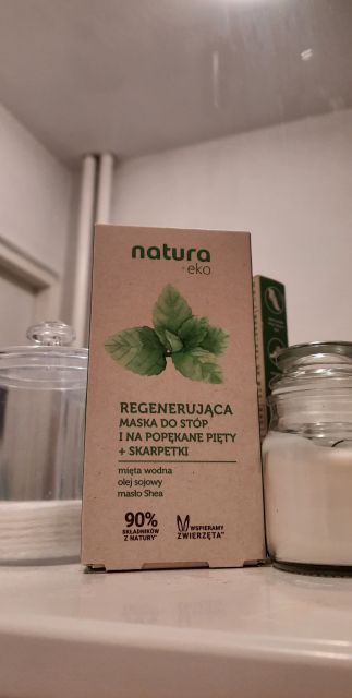 Regenerująca maska do stóp od natura eco
