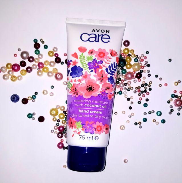 Avon Care, Krem do rąk, Restoring, Coconut Oil