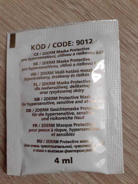 For Life & Madaga 2Derm, Protective Mask, Maska do twarzy, Dla nadwrażliwej, delikatnej oraz ryzykownej skóry