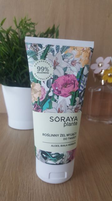 Soraya Plante, Roślinny żel myjący do twarzy, Aloes i biała herbata