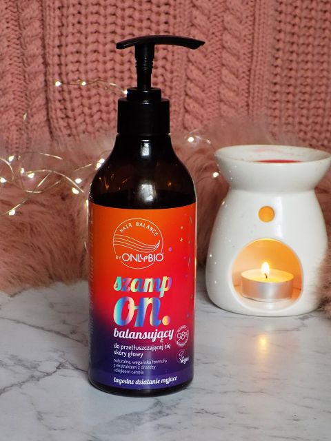 OnlyBio Hair Balance, Szampon do włosów, Balansujący, Do przetłuszczającej się skóry głowy