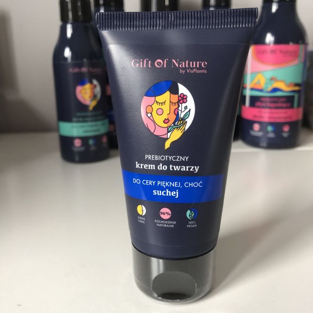 Gift Of Nature Prebiotyczny krem do twarzy, do cery pięknej choć suchej