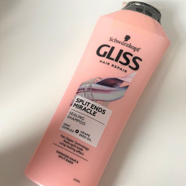 Schwarzkopf Gliss, Split Ends Miracle, Szampon do włosów, Z kompleksem jonowym i olejem z pestek winogron