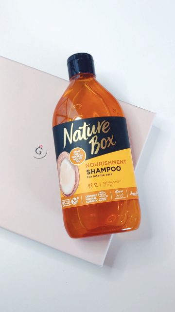 Szampon do włosów, olej arganowy, Nature Box