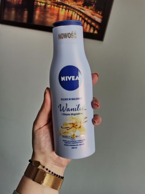 Nivea Olejek w balsamie, Wanilia i olejek migdałowy