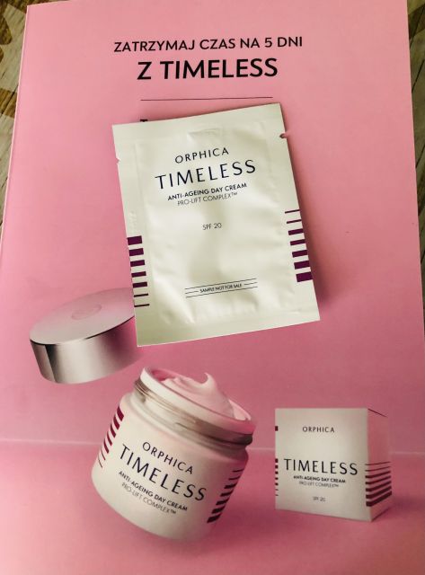 ORPHICA Timeless, Anti-Ageing Day Cream SPF 20, Krem do twarzy, Na dzień, Przeciwzmarszczkowy