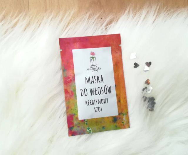 Nowa Kosmetyka Maska do włosów, Keratynowy szot