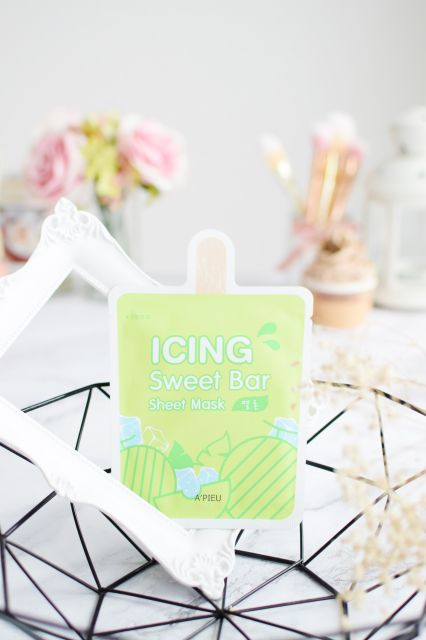 A'pieu Icing Sweet Bar, Maska do twarzy w płacie, Melon