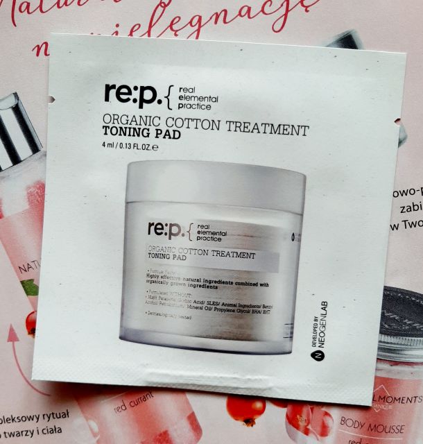 Neogen Lab re:p, Płatki kosmetyczne, Dwustronne, Tonizujące, Skóra sucha i wrażliwa